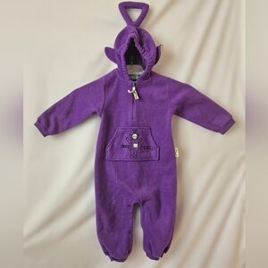Vtg Teletubbies Tinky Winky Jumpsuit Infant Unisex 24 Months Nostalgic 1999